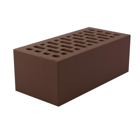 Саранский кирпич лицевой 1.4НФ шоколад гладкий