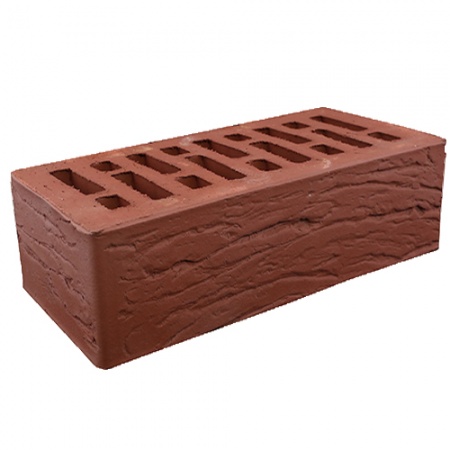 Кирпич лицевой Строма 1,4НФ бордо рустик