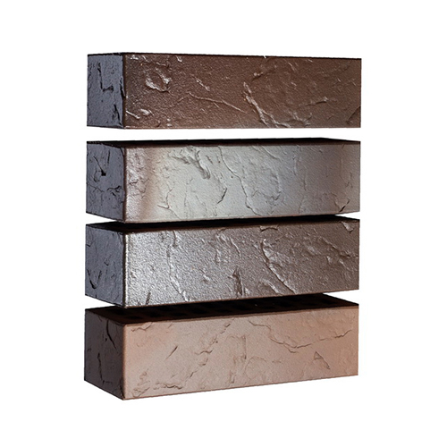 Саранский кирпич лицевой 0.7 НФ флеш-обжиг графит сланец