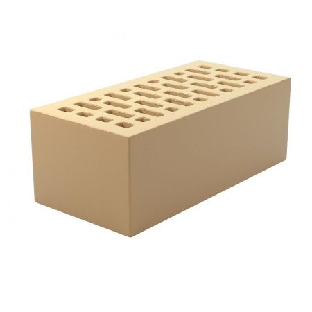 Саранский кирпич лицевой 1.4НФ ваниль гладкий