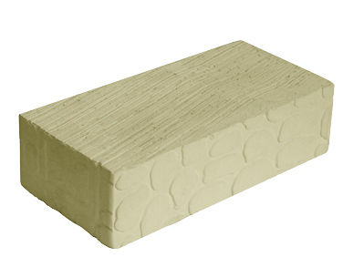 Туймазинский кирпич рядовой полнотелый 1НФ желтый дикий камень (М-125)