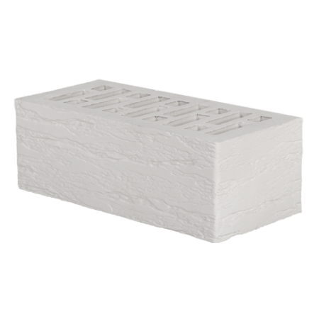 Кирпич Красная Гвардия лицевой 1,4НФ Белый Rock