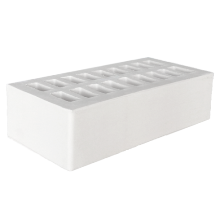 Кирпич Красная Гвардия лицевой 1НФ Белый Гладкий