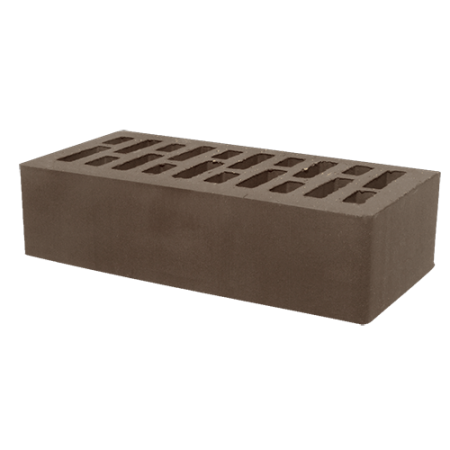 Кирпич лицевой Тербунский гончар пустотелый 1НФ корица гладкий