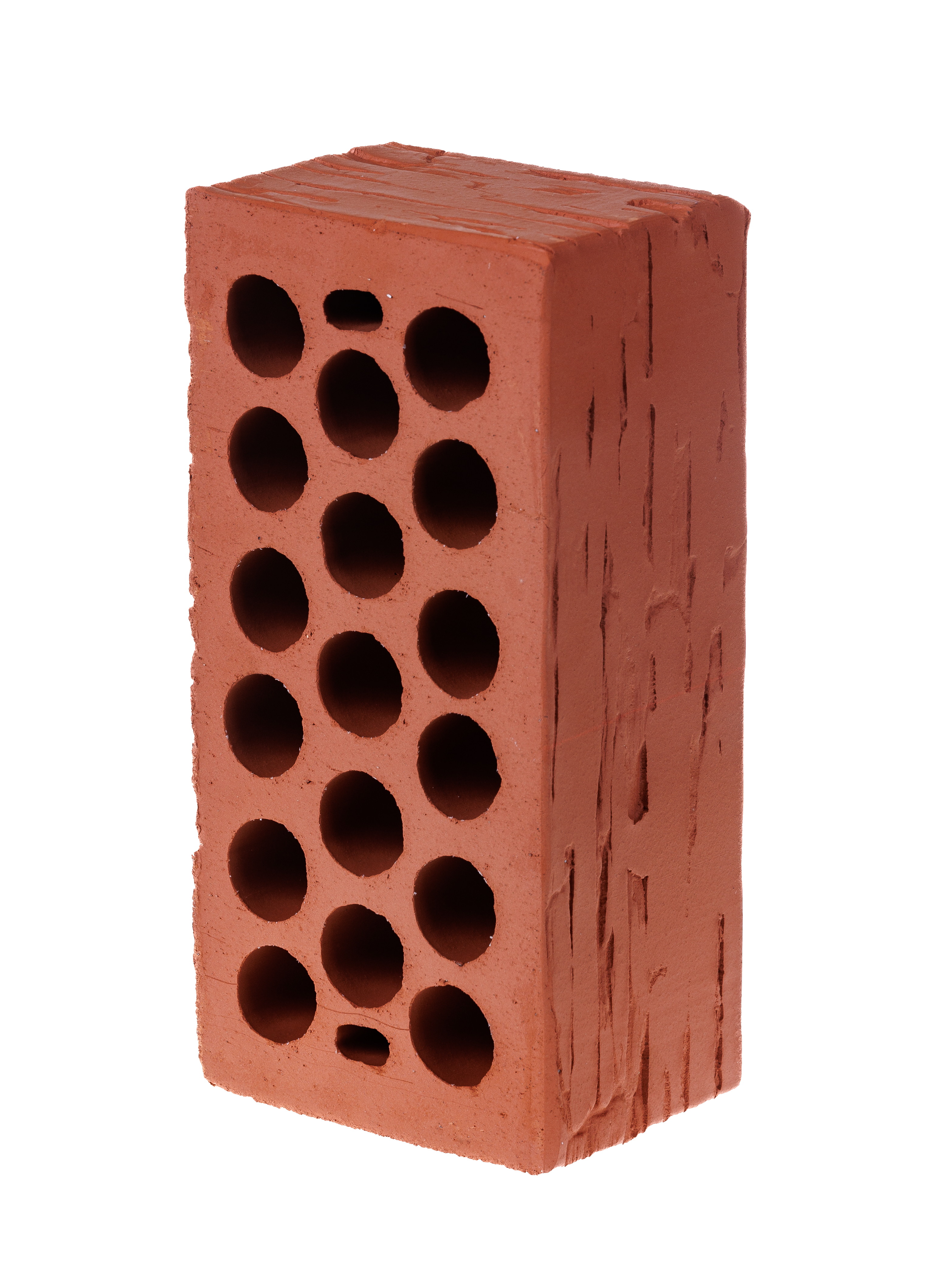 Кощаковский кирпич лицевой 1,4НФ красный дикий камень (1 категория)