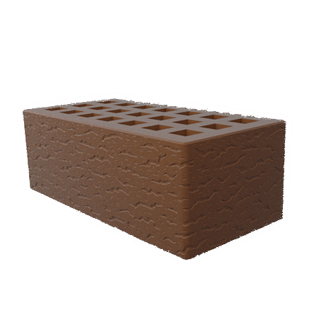 Саранский кирпич лицевой (СЗЛК) 1.4НФ шоколад кора дуба